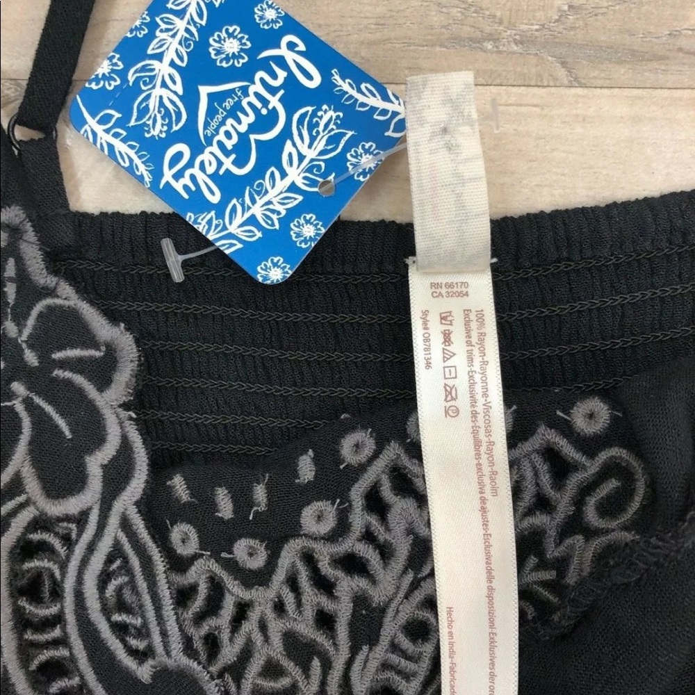 Free People Ezra Bralette Bra Embroidered Scallope - Picture 6 of 8